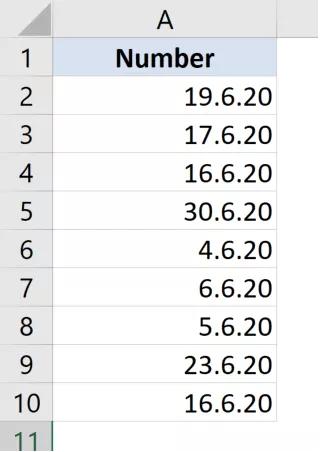 Cách chuyển đổi số serial thành ngày tháng trong Excel